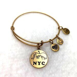 Alex and Ani New York City Charm Bracelet - Expands 2"- 3.5"